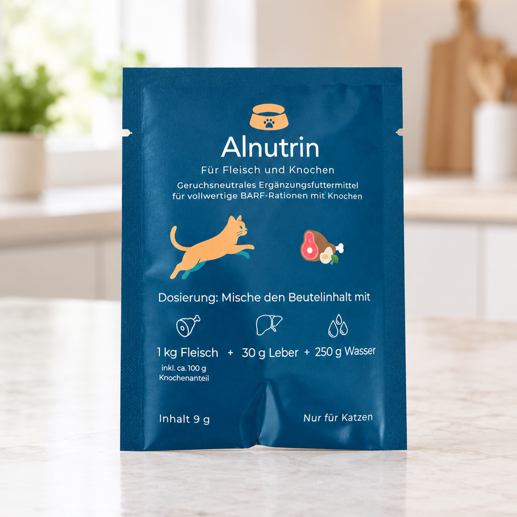 Kostenlose Produktprobe Alnutrin für Fleisch und Knochen